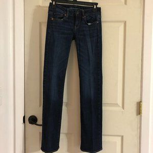 American Eagle Straight Stretch Jeans 00R